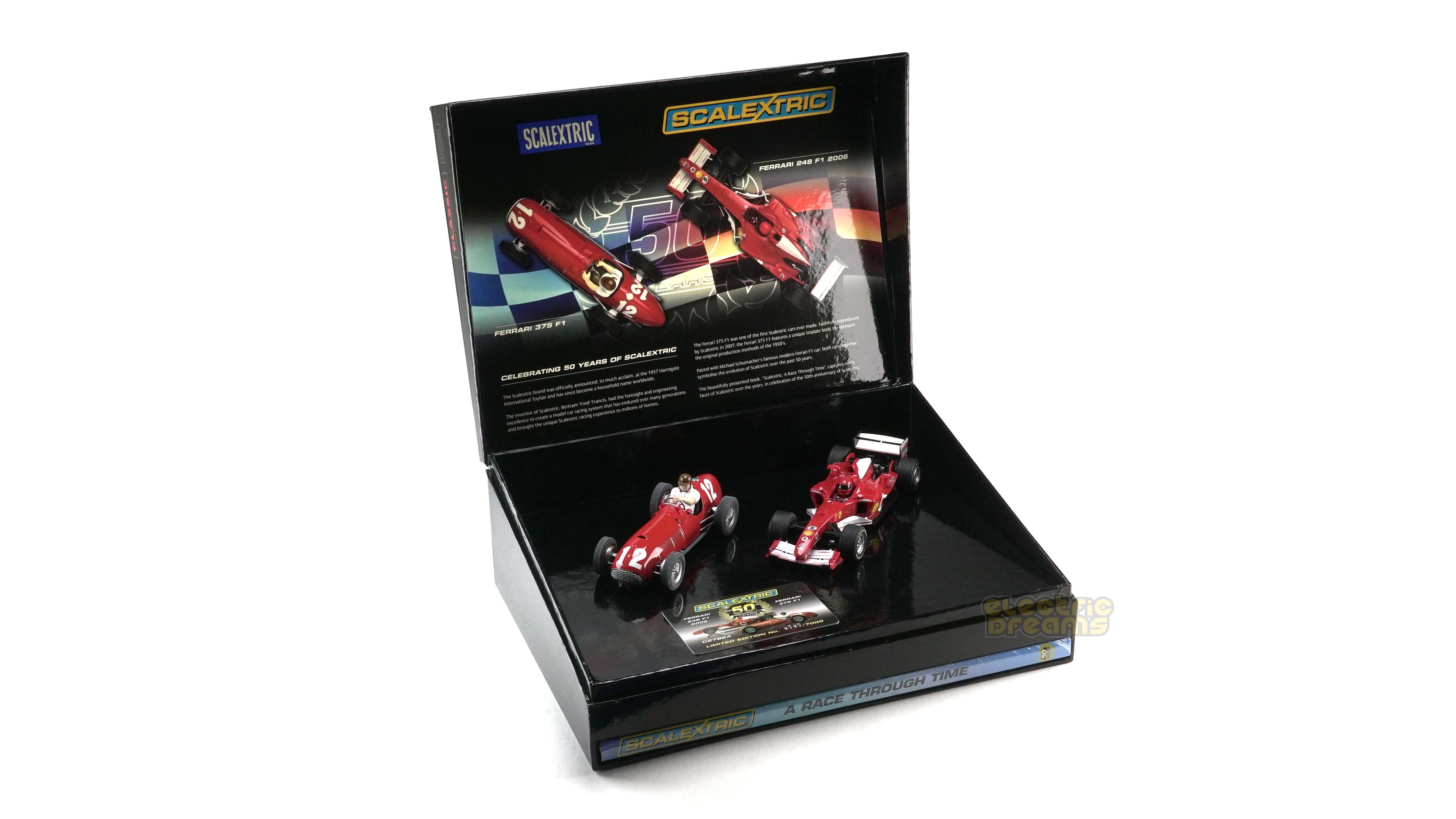 Scalextric C2782A - Ferrari 375 (Tinplate Body) + F1 248 (Schumacher's Last Ferrari)